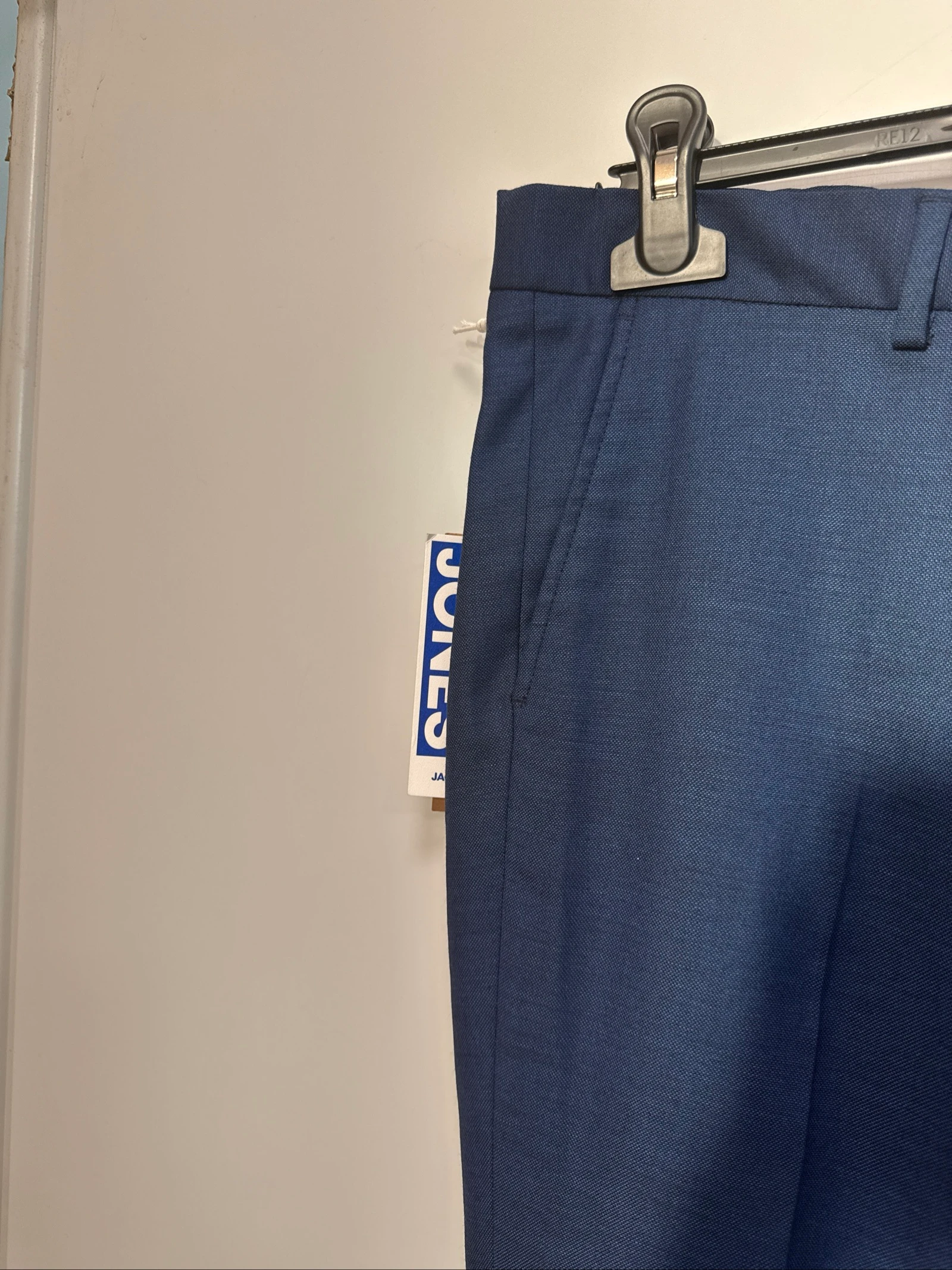 Calça social Jack & Jones homem azul tamanho 176 nova com etiqueta – photo 2